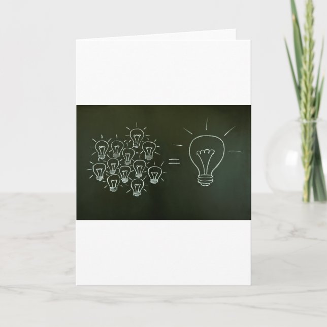 Light bulbs teamwork concept.jpg karte (Vorderseite)