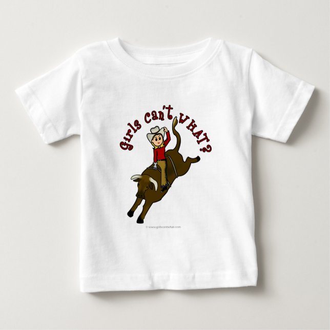 Light Bull Rider Baby T-shirt (Vorderseite)