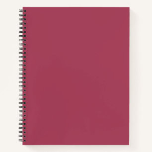 Light Burgundy (Vollfarbe) Notizbuch