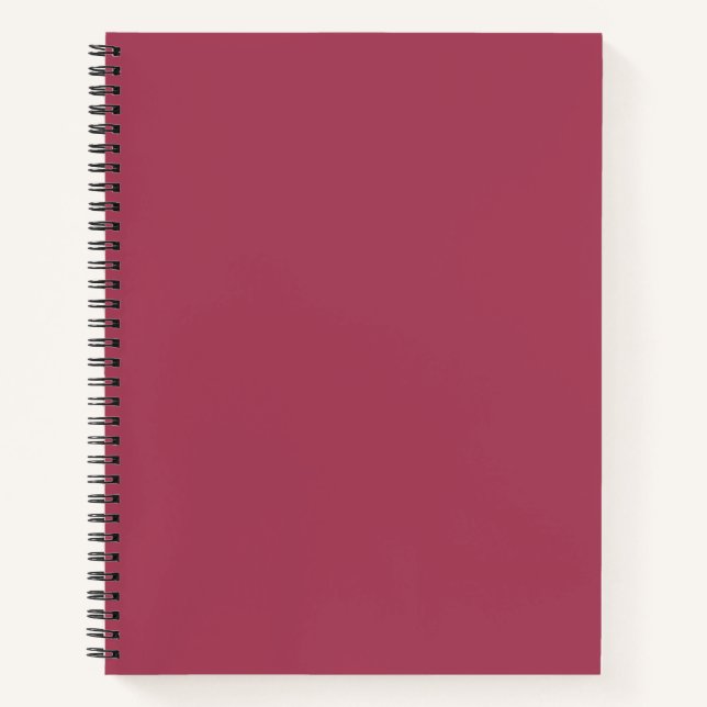  Light Burgundy (Vollfarbe)  Notizbuch (Vorderseite)
