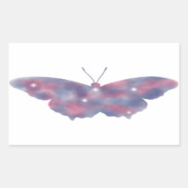 Light Butterfly Starscape Sticker