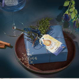 Light Candles Watercolor Hanukkah Geschenk Tag Geschenkanhänger