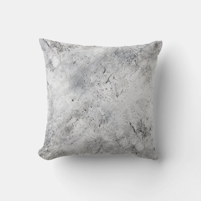 Light Concrete Plaster Texture with Distress Kissen (Vorderseite)