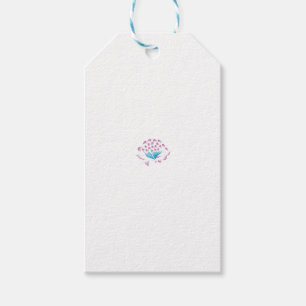 Light Cornflower Blue, Sky Megenta, Girly Geschenkanhänger