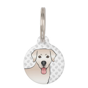 Light Cream Labrador Retriever Cartoon Head Haustiermarke