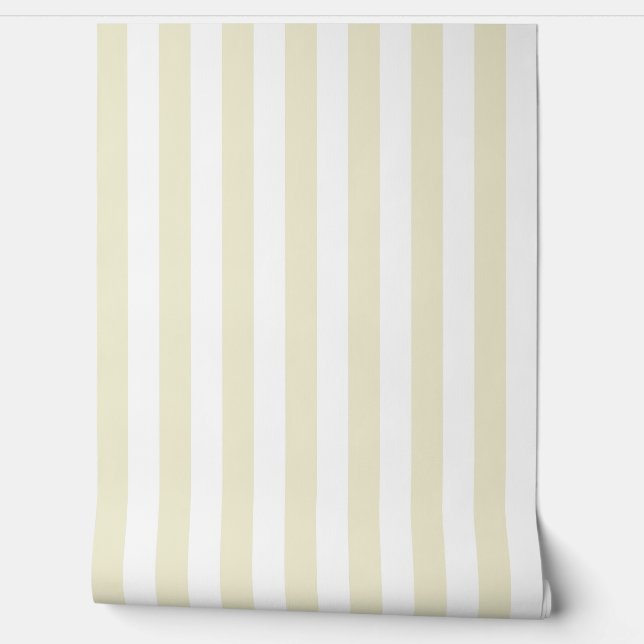 Light Cream Pinstripes Tapete (Abrollen)