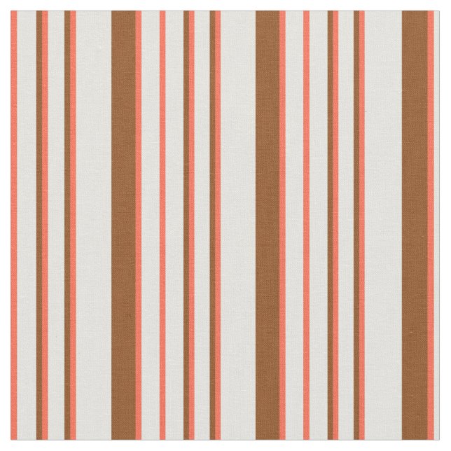 Light Cyan, Red and Brown Lines Stoff (Nahaufnahme)