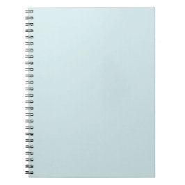 Light Cyan Solid Schlicht Color Notizblock
