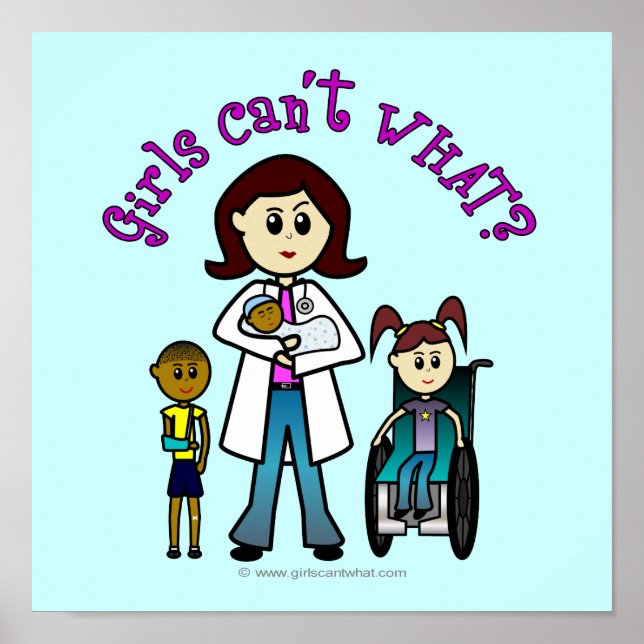 Light Doctor Girl Poster (Vorne)