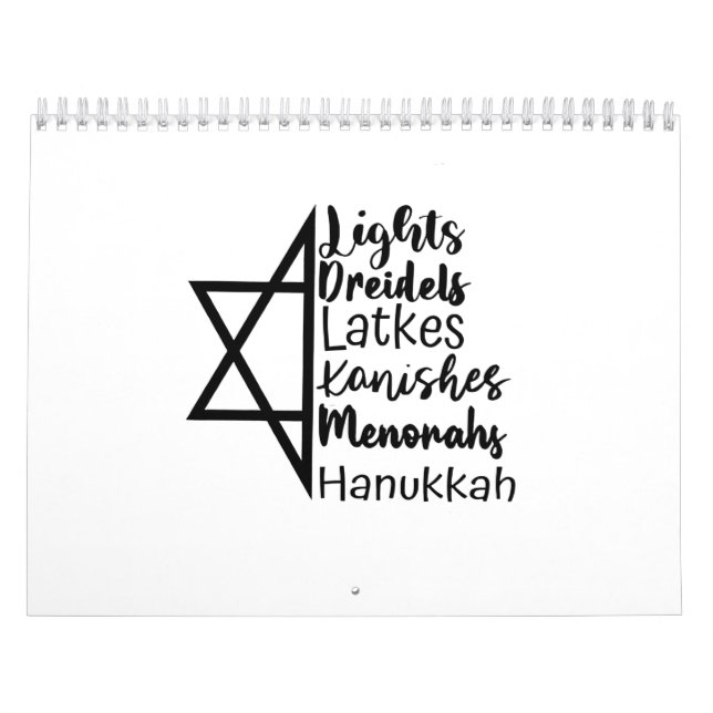 Light Dreidel Latke Kanish Menorah Hanukkah Kalender (Titelbild)