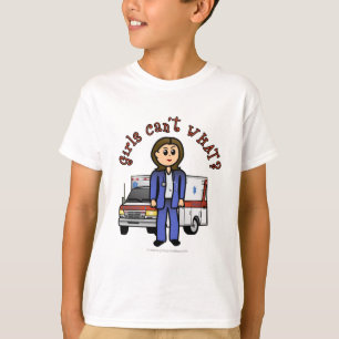 Light EMT Paramedic Girl T-Shirt