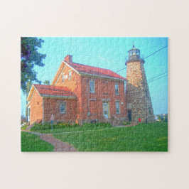 Light Erie Great Lakes Kanada. Puzzle