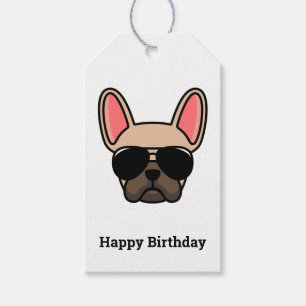 Light Fawn French Bulldog-Gift-Tags Geschenkanhänger