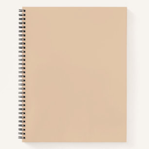 Light Fawn Solid Color Notizbuch