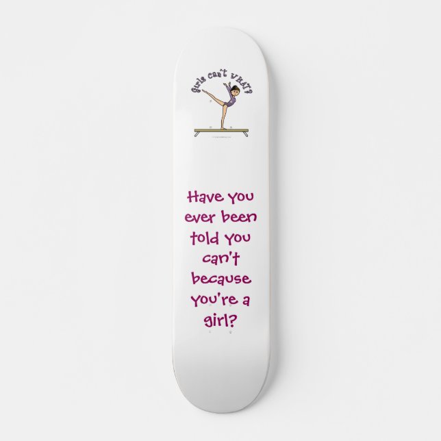 Light Female Gymnastin Skateboard (Vorne)