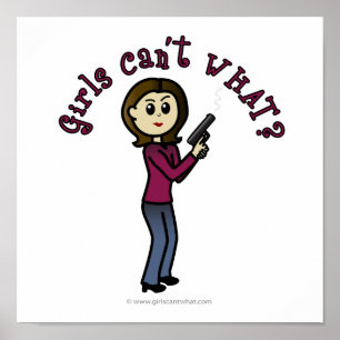 Light Female Sharpshooter Poster