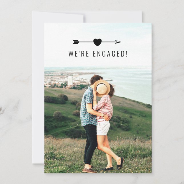 Light Foto | Ankündigung der Verlobung (Vorderseite)