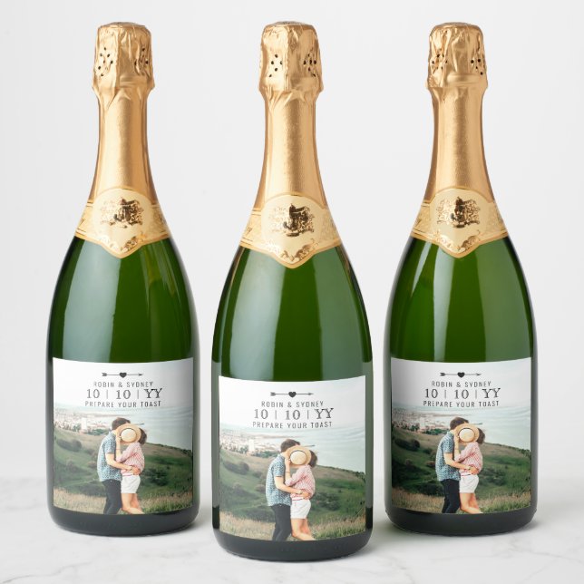 Light Foto | SAVE THE DATE | Flaschenetikett (Flaschen)