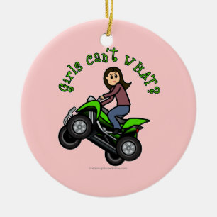 Light Four-Wheeler Keramik Ornament