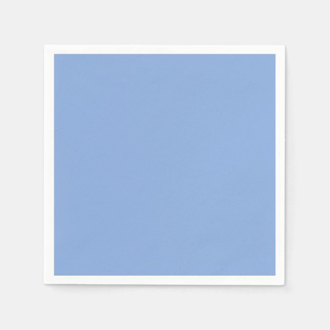 Light French Blue Solid Color Serviette (Vorderseite)