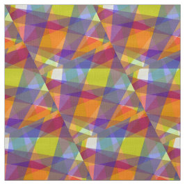 Light Geometric - Polyester Poplin Fabric Stoff