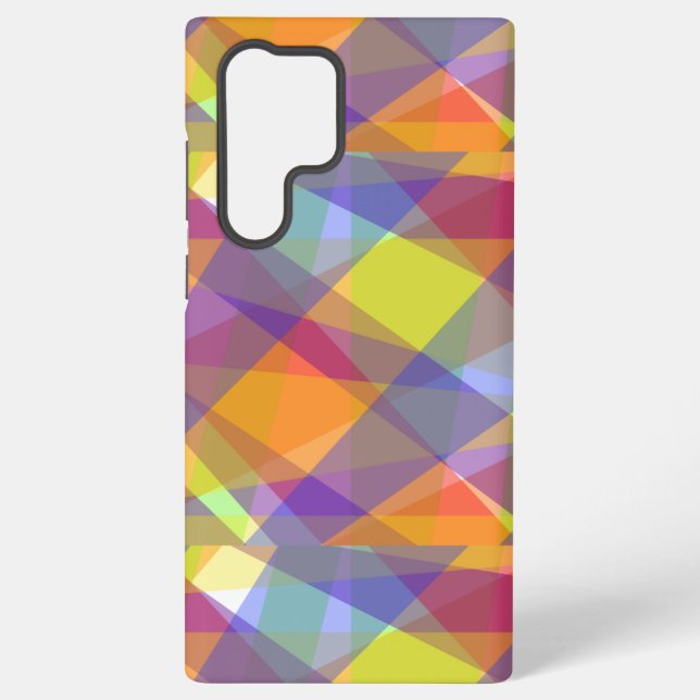 Light Geometric - Samsung Case Galaxy Hülle (Rückseite)