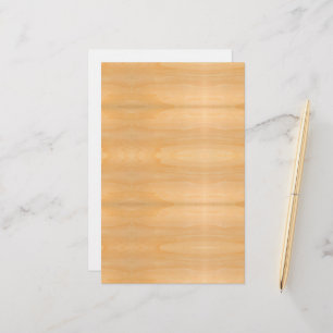 Light Gold Wood Grain Look Warme Farben Kunst Briefpapier