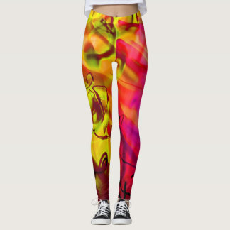 Light Graffiti Urban Graphic Art modern abstrakt Leggings
