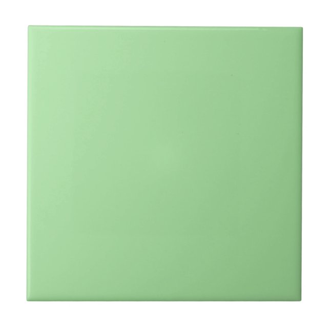 Light Granny Smith Apple Green Color Tile Fliese (Vorderseite)