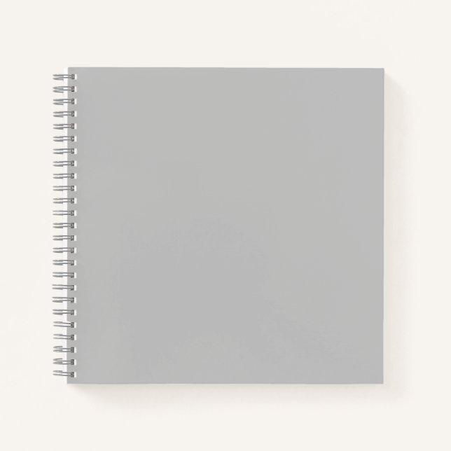 Light Gray #C1C1C1 Spiralnotebook Notizbuch (Vorderseite)