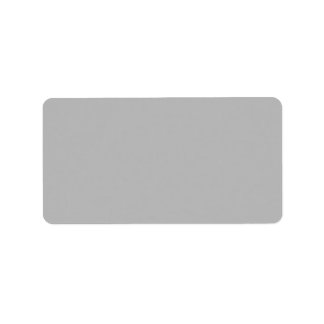 Light Gray Fashion Gray Color Trend 2014 Blank Adressaufkleber
