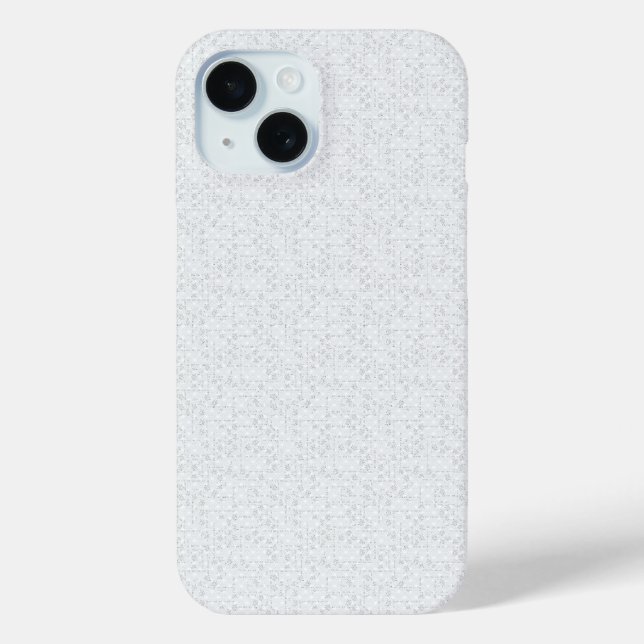 Light Gray Geometric Floral |Modern Summer Pattern Case-Mate iPhone Hülle (Rückseite)