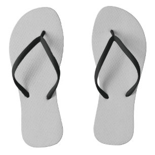 Light Gray, Gray Nickel Flip Flops