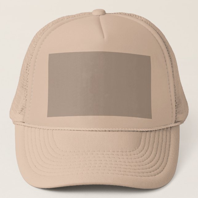 Light Gray, Gray Nickel Trucker Hat Truckerkappe (Vorderseite)
