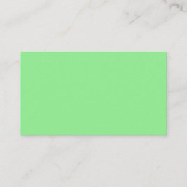 Light Green Business Card Visitenkarte