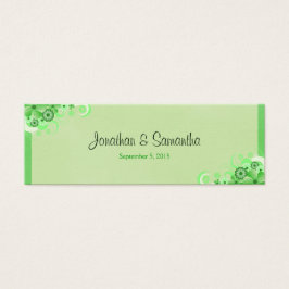 Light Green Floral Small Gastgeschenk Hochzeit Fev