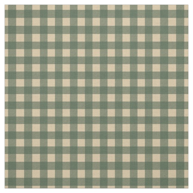 Light Green Gingham Stoff (Muster)