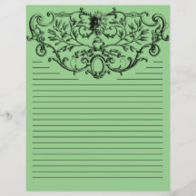 Light Green Greenman Vintag Wicca Zauberseite