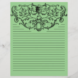 Light Green Greenman Vintag Wicca Zauberseite