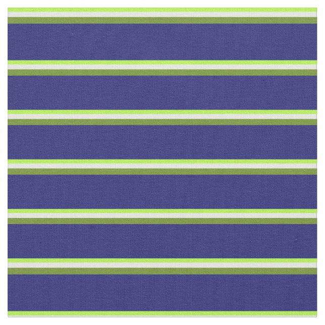 Light Green, Mint Cream, Green und Midnight Blue Stoff (Nahaufnahme)