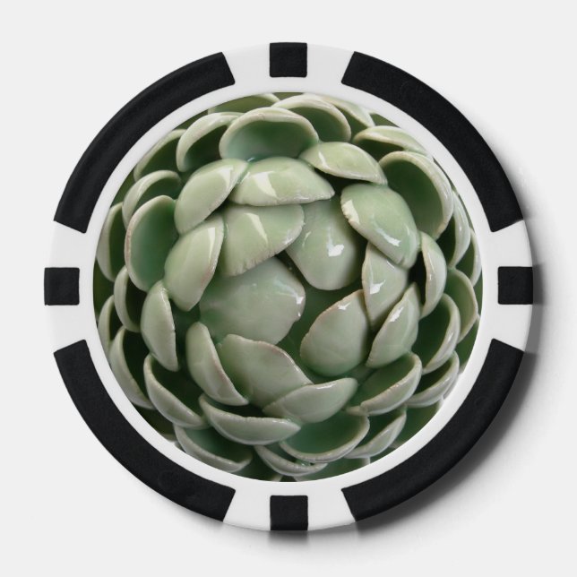 Light Green Poker Chip (Vorderseite)