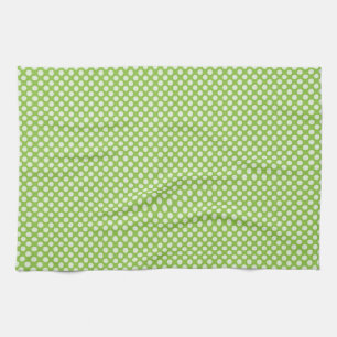 Light Green Polka Dots Handtuch