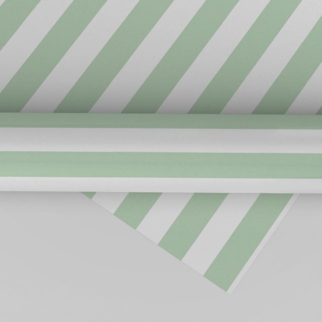 Light Green Strip Weihnachten Geschenkpapier (Von Creator hochgeladen)