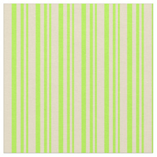 Light Green & Tan Muster Stoff