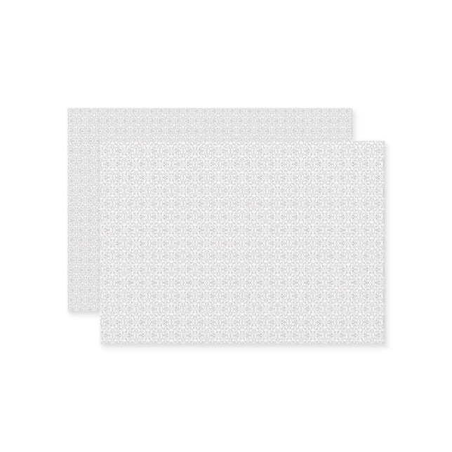 Light Grey Geometric Tile Pattern Telefonnummerkarte (Vorderseite/Rückseite Beispiel)