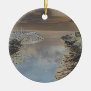 Light house in Cascais Portugal Keramik Ornament