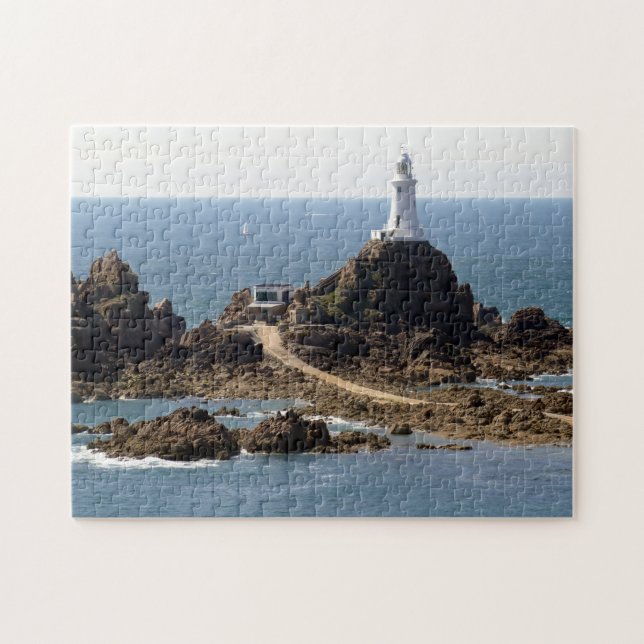 Light House Tower Jersey Isle. Puzzle (Horizontal)