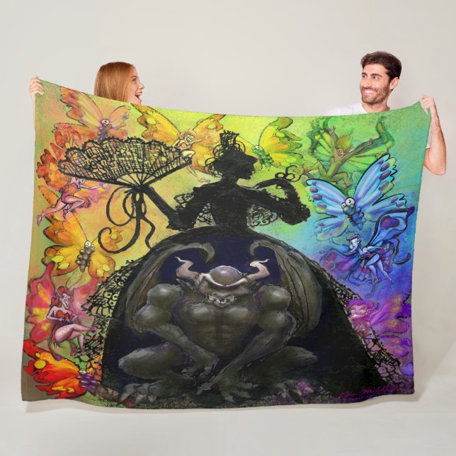 Light in Dark Fleece Blanket (Beispiel)