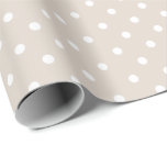 Light Khaki | White Polka Dot Wrapping Paper Geschenkpapier<br><div class="desc">Dieses klassische Polka Dot Geschenkpapier ist perfekt für Ihre Geschenkwünsche! Schenken Sie sich ein Geburtstagsgeschenk, ein Babyduschgeschenk, ein Brautparty, ein Hochzeitsgeschenk oder ein Geschenk für jeden anderen besondere Anlass. Es ist auch eine wunderbare Wahl für das Packen von Papier Handwerk : Umhüllung Papier Umschläge, Packpapier Bunding, Umwickler oder Packpapier Bogen....</div>