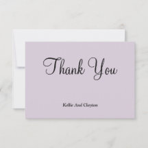 Light Lila Dankeschön Karten